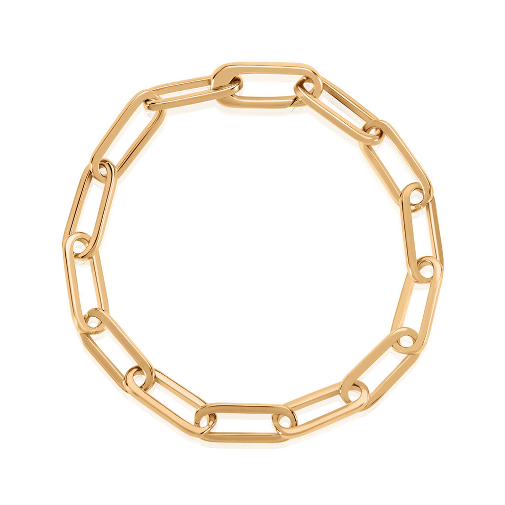 DELILAH Damen Armkette Vergoldet Kettenglieder, Armkette ohne Stein