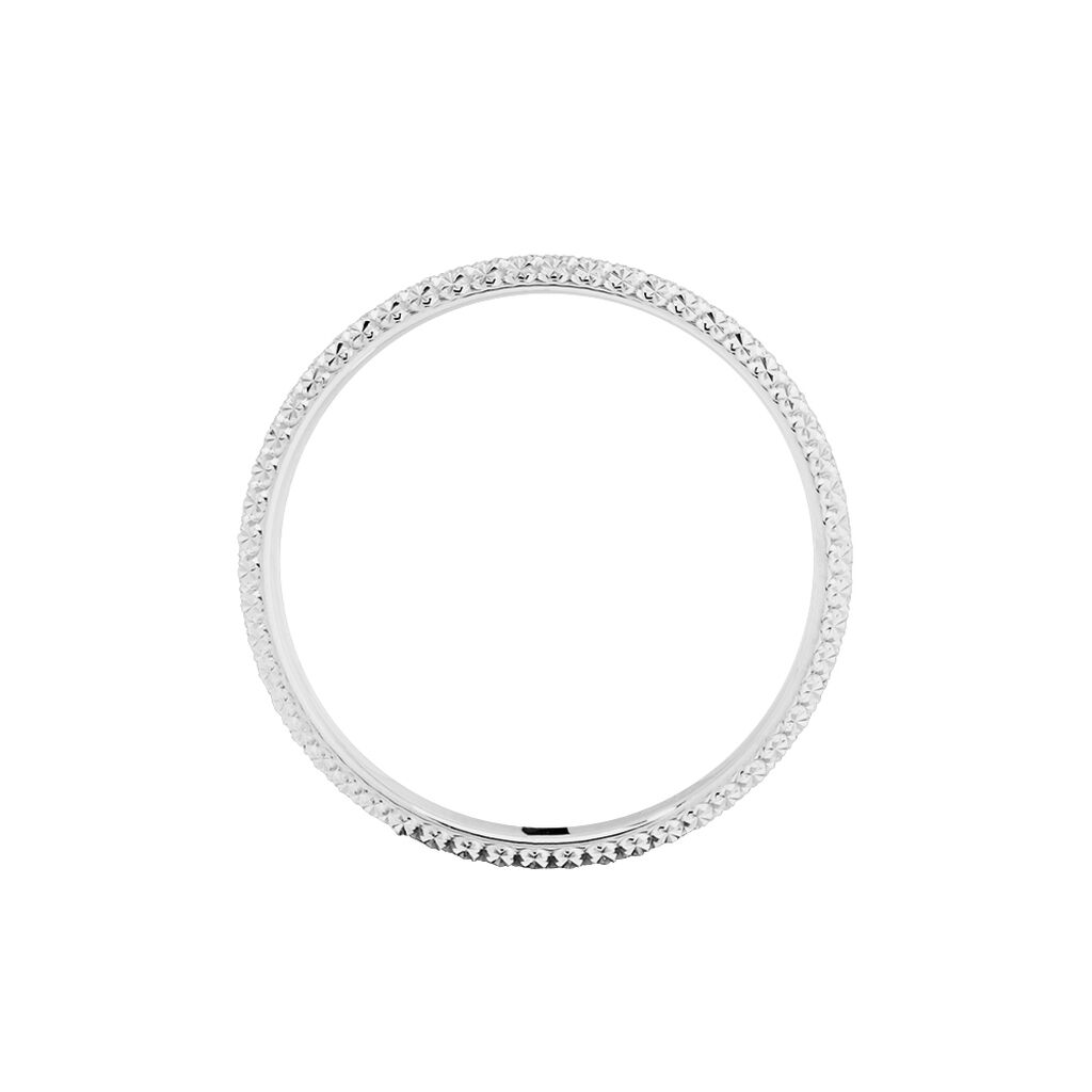 Alliance Multi Facettes Diamantee Or Blanc - Spannringe Unisex | OROVIVO