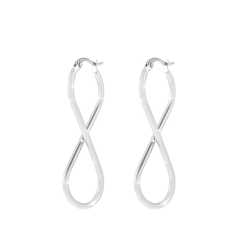Orecchini infinito in acciaio - Spannringe Damen | OROVIVO