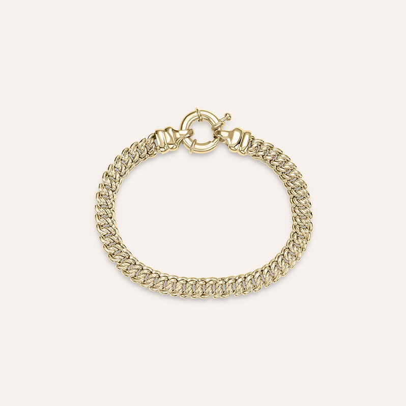 Bracciale Catena Golden Dream Placcato Oro Giallo - Spannringe Damen | OROVIVO