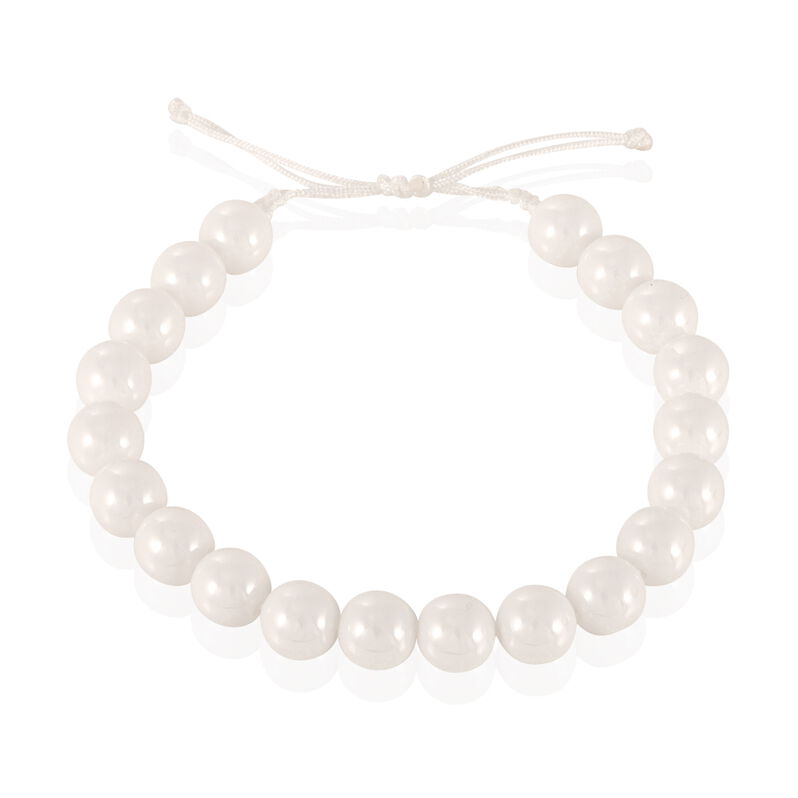 Bracelet Workhiya Ceramique Blanc Céramique - Spannringe Damen | OROVIVO