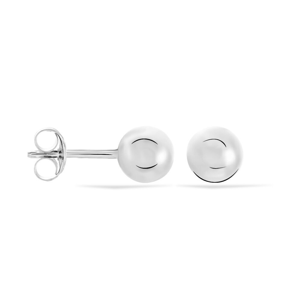 Damen Ohrstecker Silber 925 Kugel 6mm - Ohrstecker Damen | OROVIVO