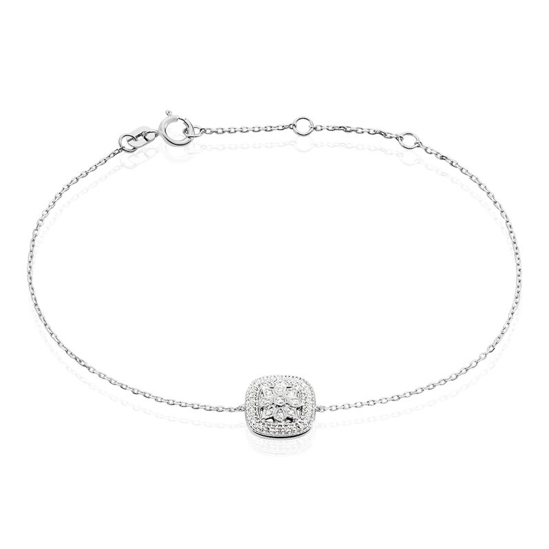Bracelet Or Weiss Alixia Diamant - Spannringe Damen | OROVIVO