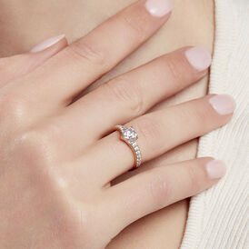 Damenring Gold 375 Zirkonia Herz - Ringe mit Stein Damen | OROVIVO