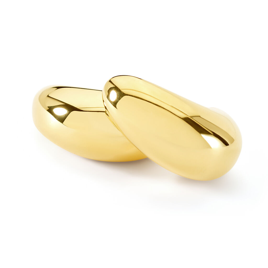 ALEXIA Damen Ohrstecker Silber vergoldet 925 Tropfen B 12,5 mm