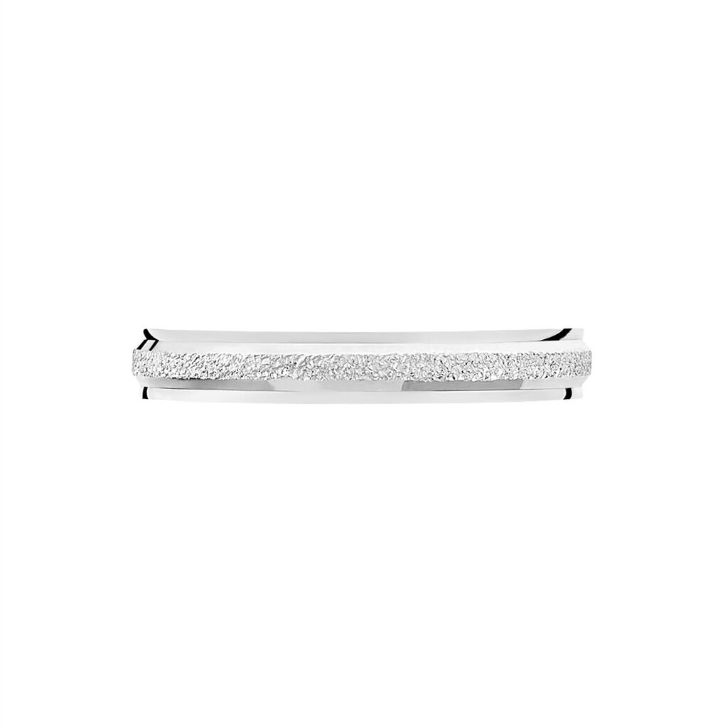 Alliance Caroline Sablee Demi Jonc Classique Or Blanc - Spannringe Unisex | OROVIVO