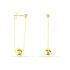 MARY Damen Ohrringe Lang Gold 375 (9 Karat) Ball
