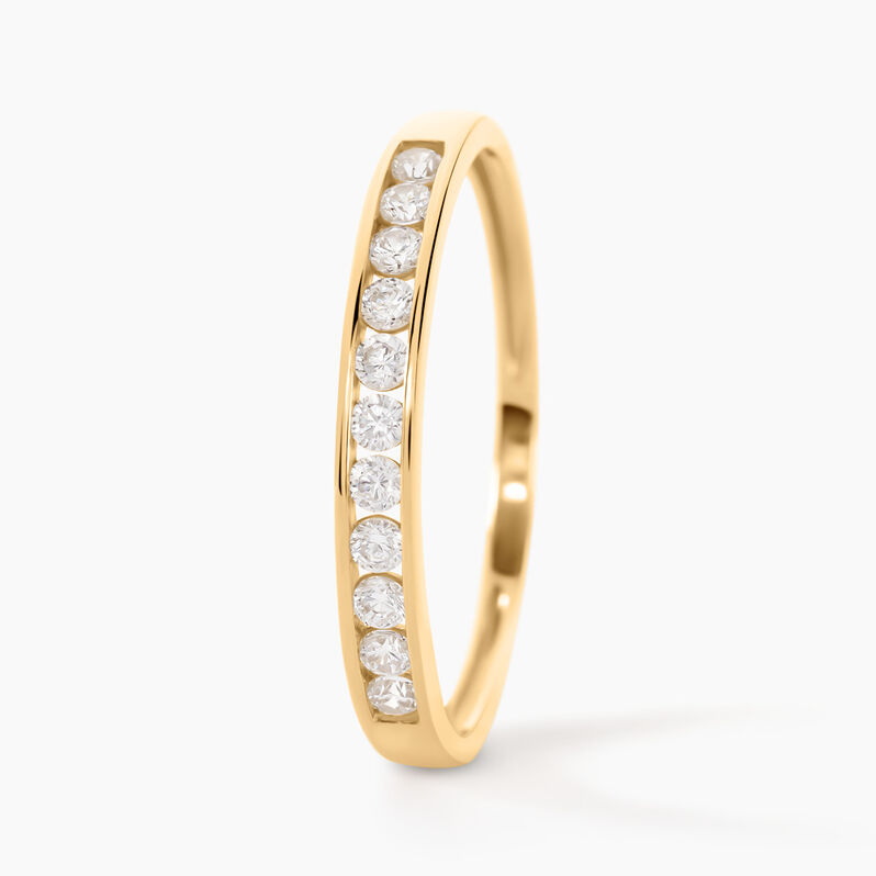 Alliance Or Jaune Et Oxydes 2mm - Spannringe Damen | OROVIVO