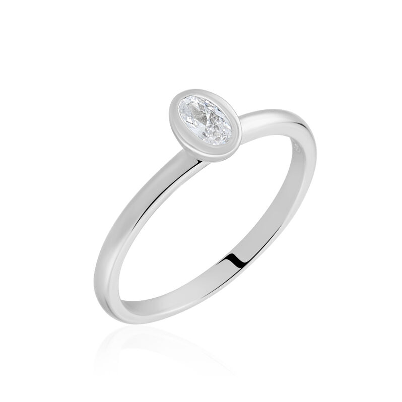 Bague Argent Weiss Alejandro Oxyde - Spannringe Damen | OROVIVO