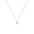 VICTORIA Damen Collier Gold 585 (14 Karat) Diamant Wei&szlig; 0,52 ct