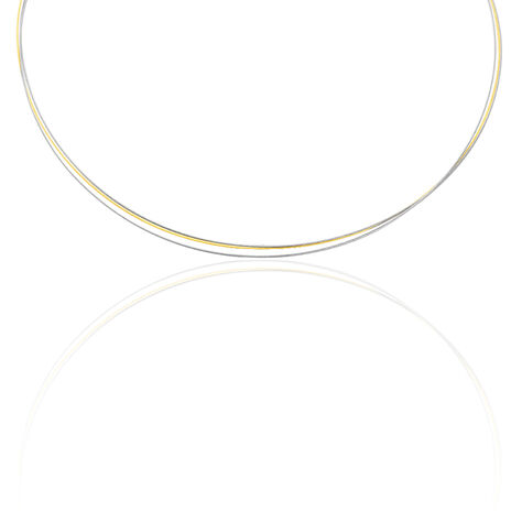 Boccia Damen Halsreif Titan Bicolor  - Halsketten Damen | OROVIVO