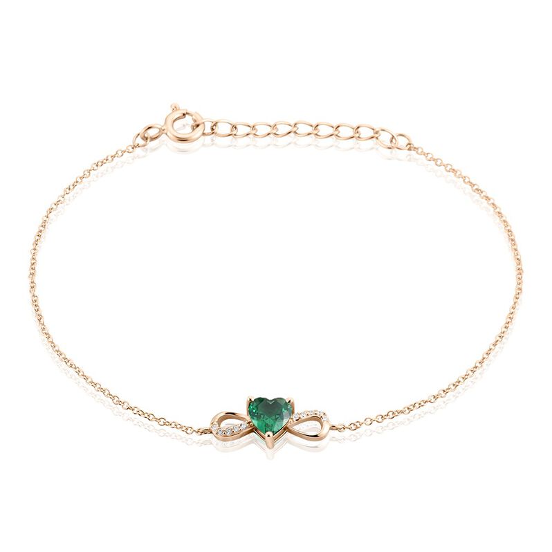 Bracelet Argent Rose Atieno Oxyde De Zirconium - Spannringe Damen | OROVIVO