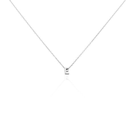 Damen Halskette Silber 925 Buchstabe E  - Halsketten Damen | OROVIVO