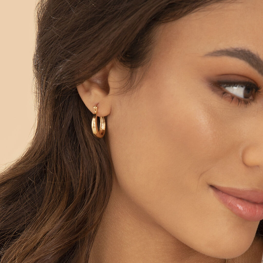 Damen Creolen Gold 375 - Creolen Damen | OROVIVO