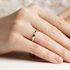 SEVILLE Damen Ring Gold 375 (9 Karat) Diamant Weiß 0,1 ct