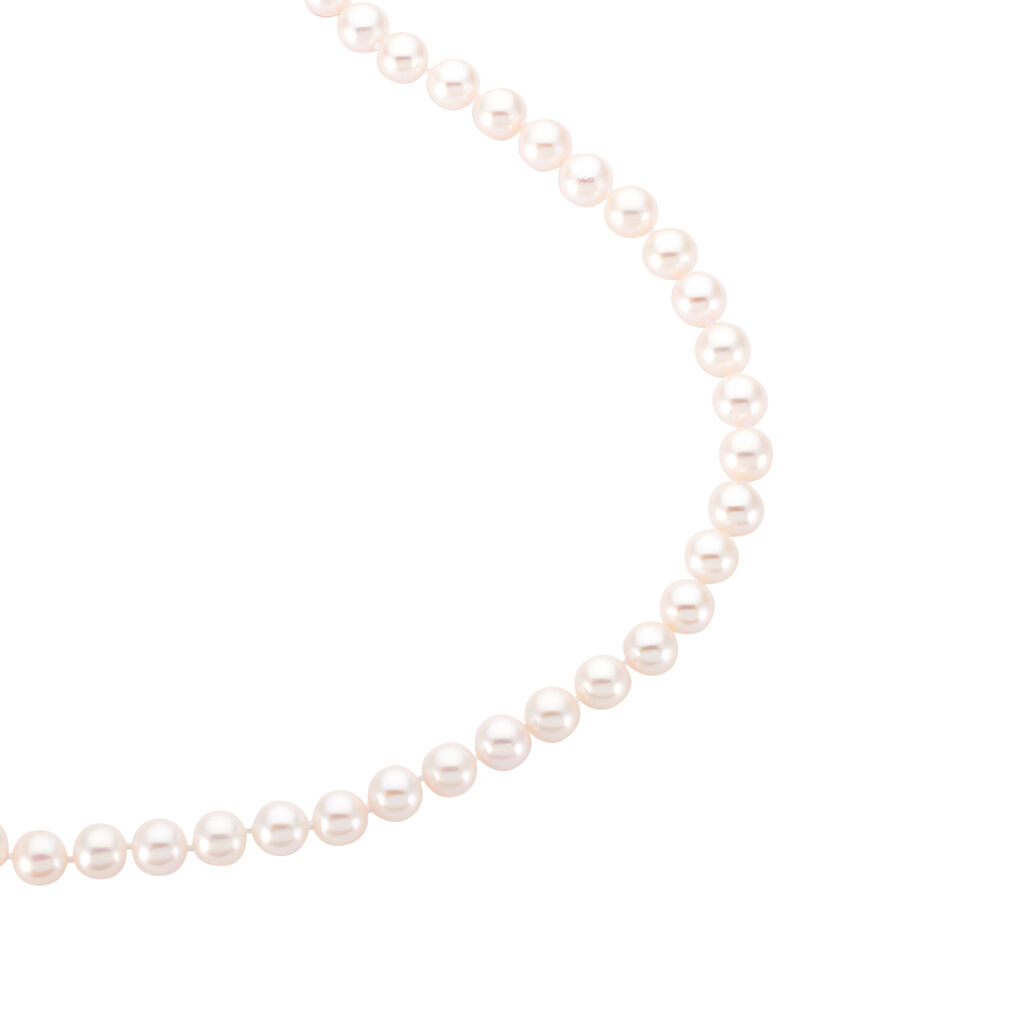 Damen Collier Gold 585 Akoyaperlen 7-7,5mm - Halsketten Damen | OROVIVO