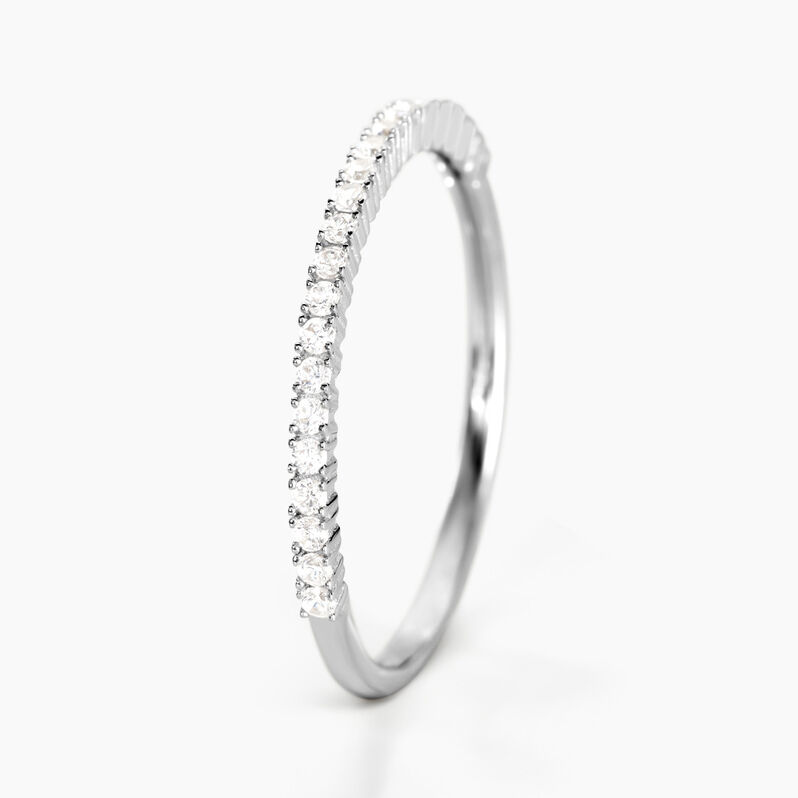 Demi-alliance Or Et Oxyde - Spannringe Damen | OROVIVO