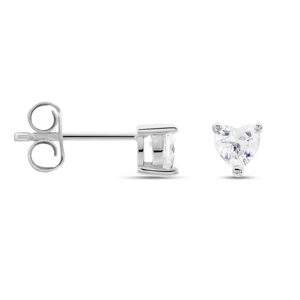 Damen Ohrstecker Silber 925 Zirkonia ---