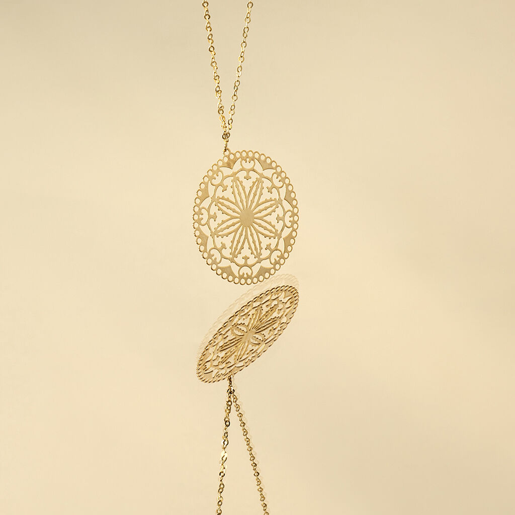 Damen Halskette Gold 375 Arabeske Marguerita - Halsketten Damen | OROVIVO