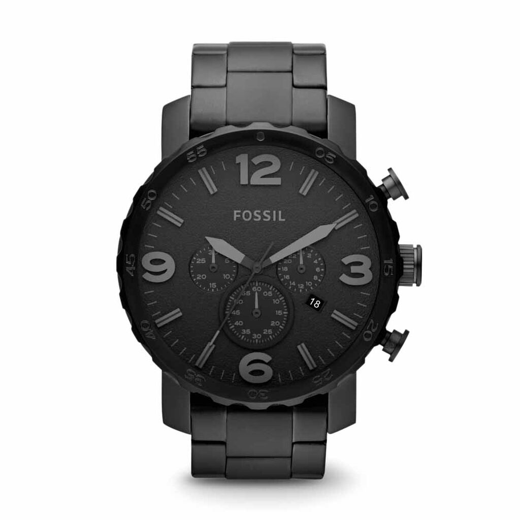 Fossil Herrenuhr Nate JR1401 Quarz Chronograph
