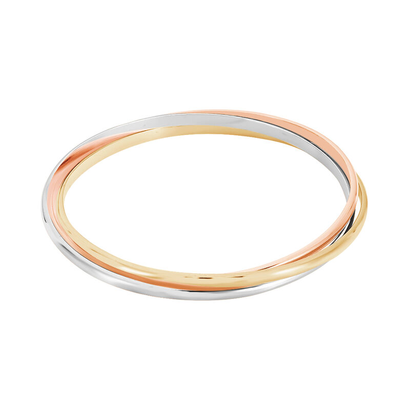 Bangle Golden Dream Placcato Oro Tricolore - Spannringe Damen | OROVIVO
