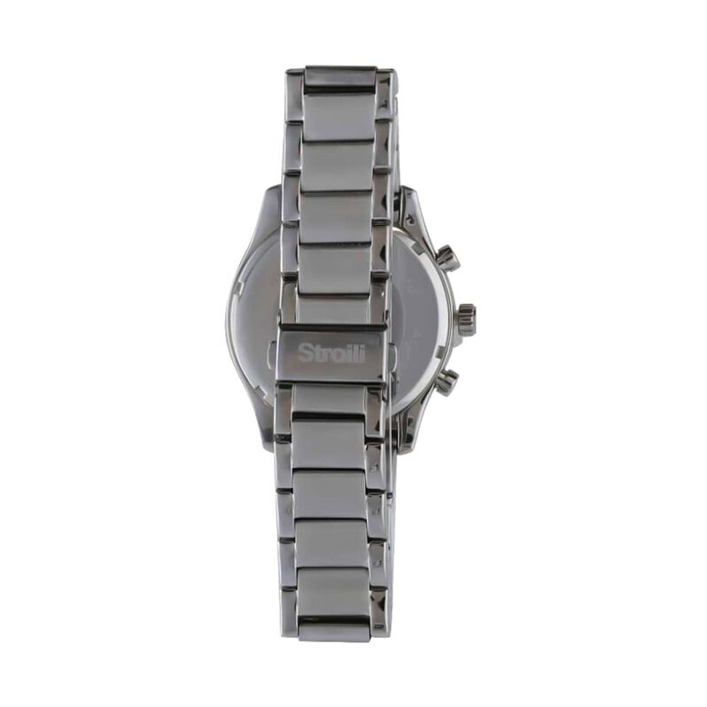 Crono multifunzione cassa e bracciale in acciaio - quadrante antracite - Spannringe Herren | OROVIVO