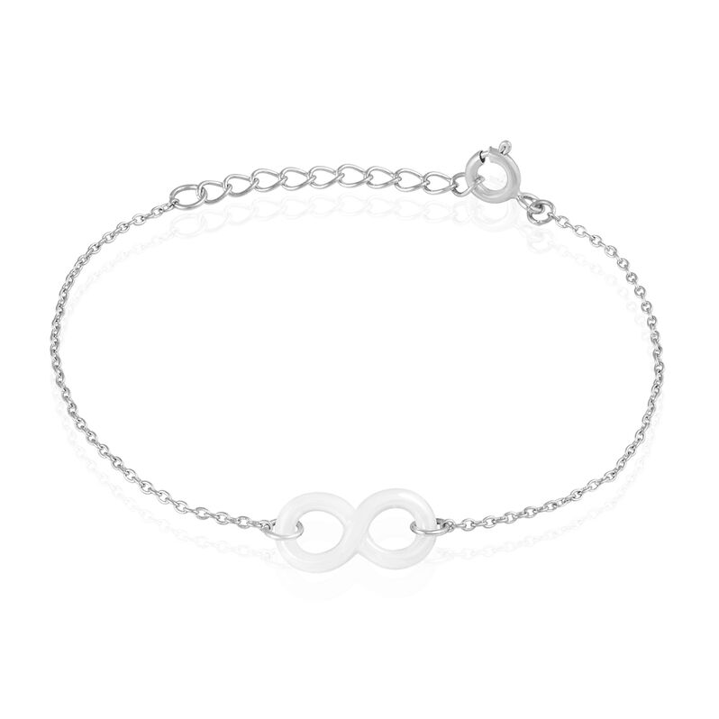Bracelet Alicia Argent Rhodié Infini - Spannringe Damen | OROVIVO