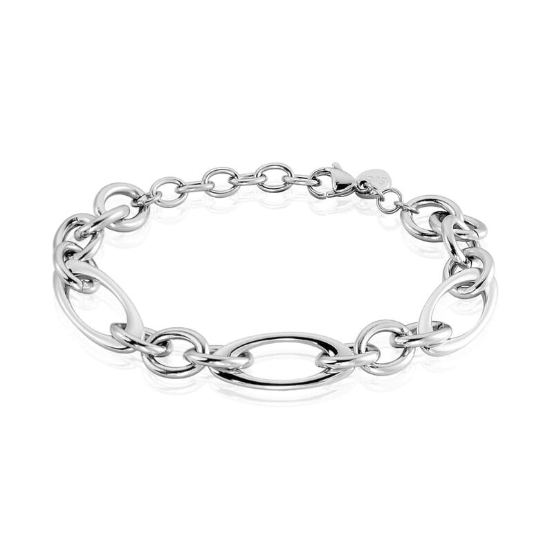 Bracciale Lady Code Acciaio Maglie Mix - Spannringe Damen | OROVIVO