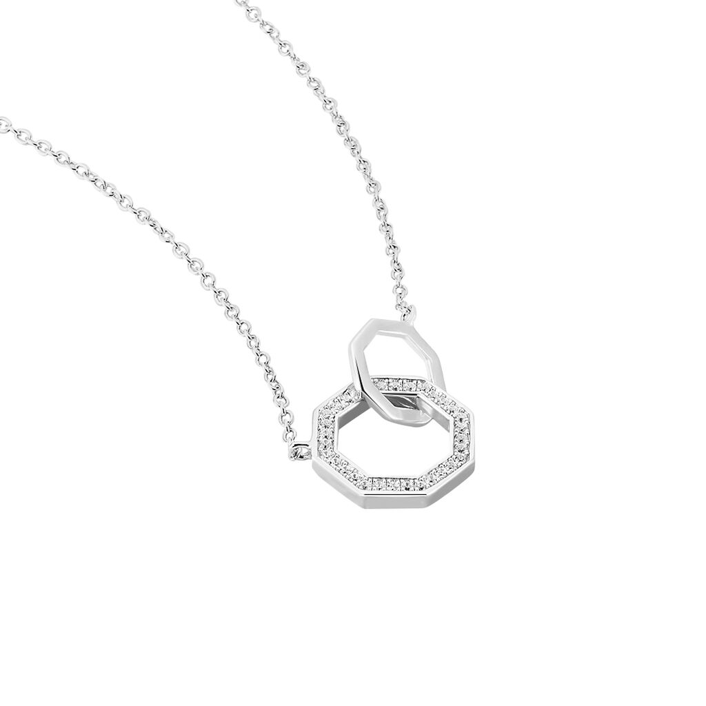 Damen Halskette Silber 925 Zirkonia Trevi - Halsketten Damen | OROVIVO