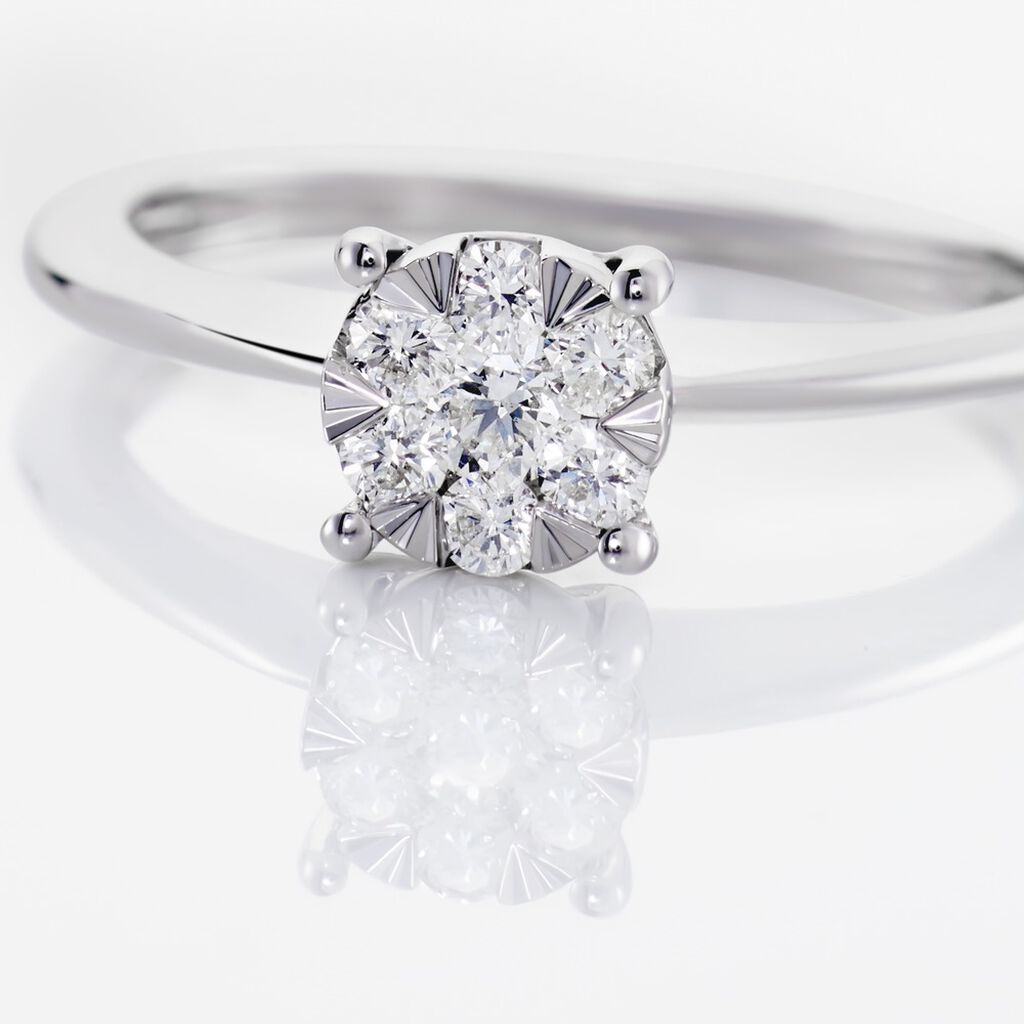 Damen Ring Weißgold 375 Diamant 0,26ct Dream  - Verlobungsringe Damen | OROVIVO
