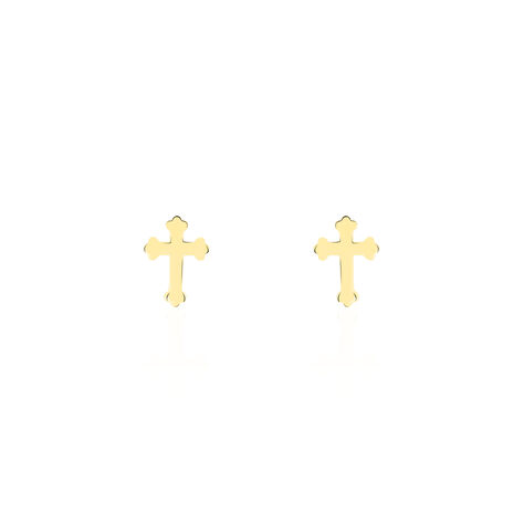 Damen Ohrstecker Gold 375 Kreuz - Ohrstecker Damen | OROVIVO