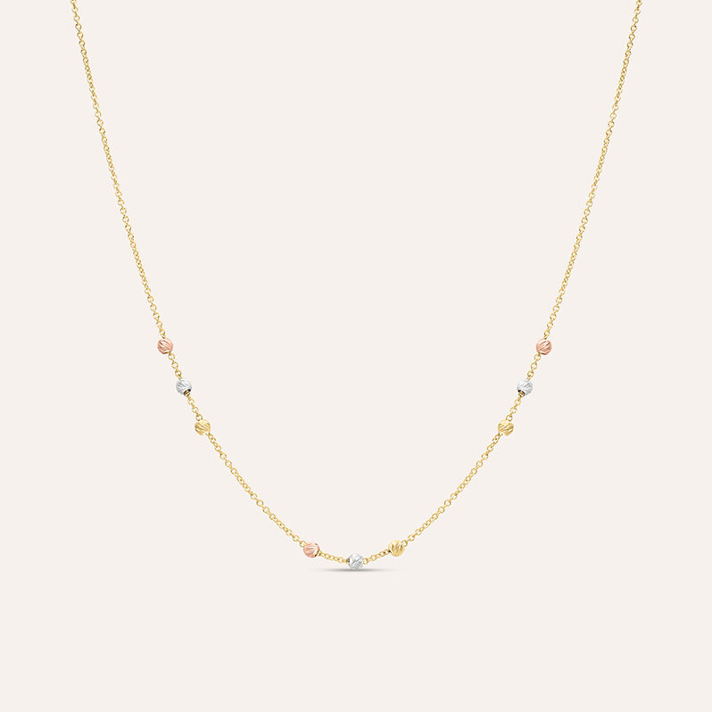 Collana Golden Lover Oro Tricolore - Spannringe Damen | OROVIVO