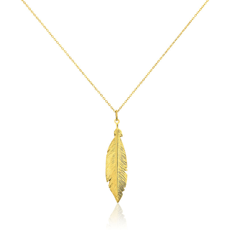 Sautoir Soline Or Jaune Feuille - Spannringe Damen | OROVIVO