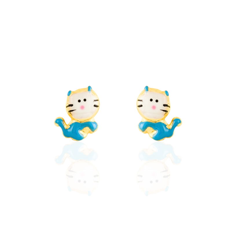 Boucles D'oreilles Puces Axelle Or  - Spannringe Kinder | OROVIVO