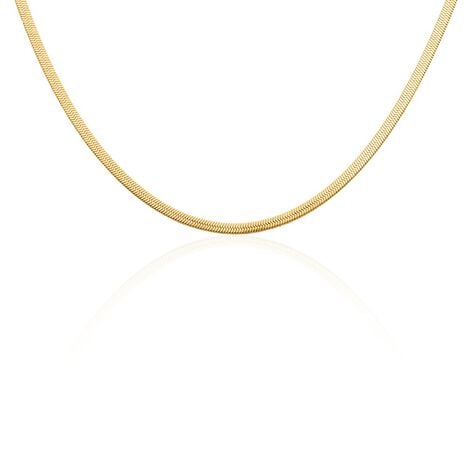 Damen Collier Edelstahl vergoldet Ohne Stein Paloma 4,00mm - Halsketten Damen | OROVIVO