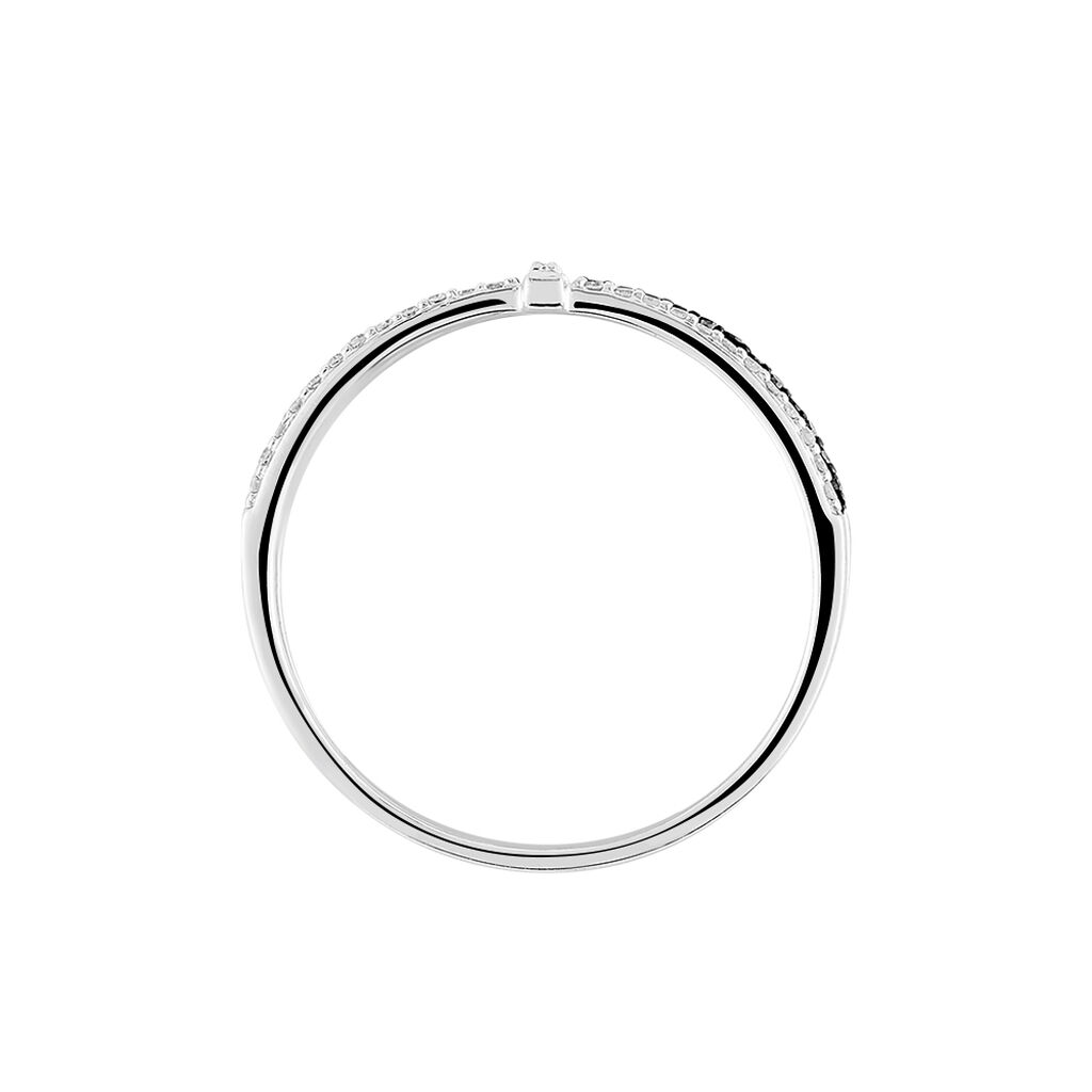 Bague Nao Or Blanc Diamant - Spannringe Damen | OROVIVO
