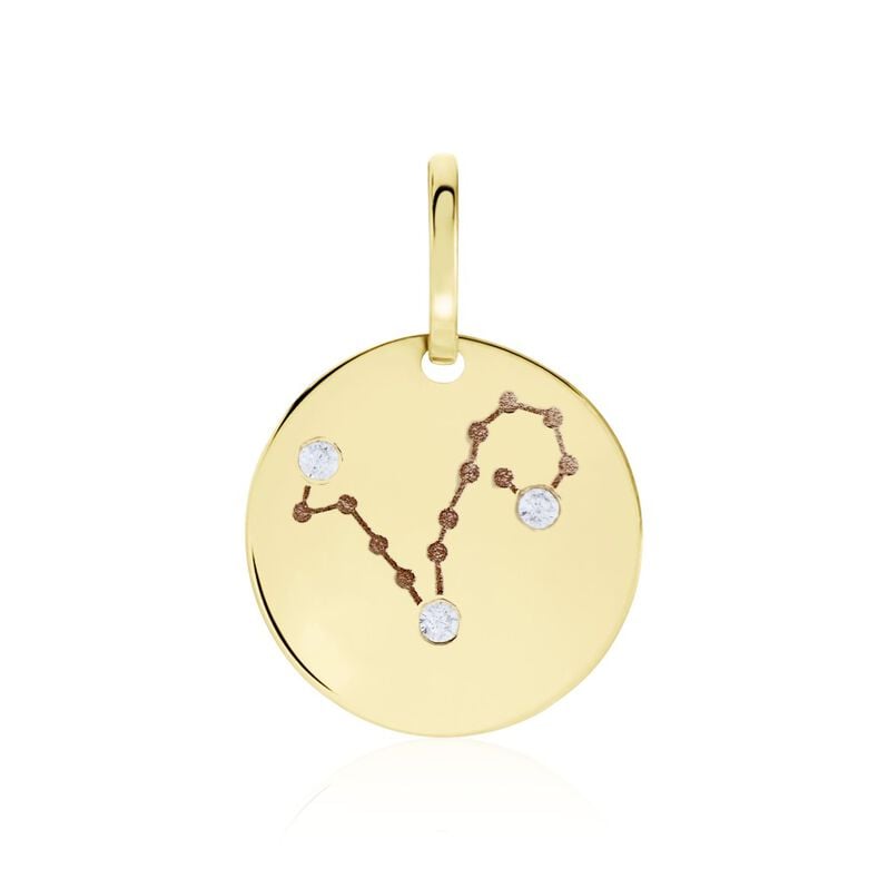 Pendentif Or Jaune Astraea Oxyde De Zirconium - Spannringe Damen | OROVIVO