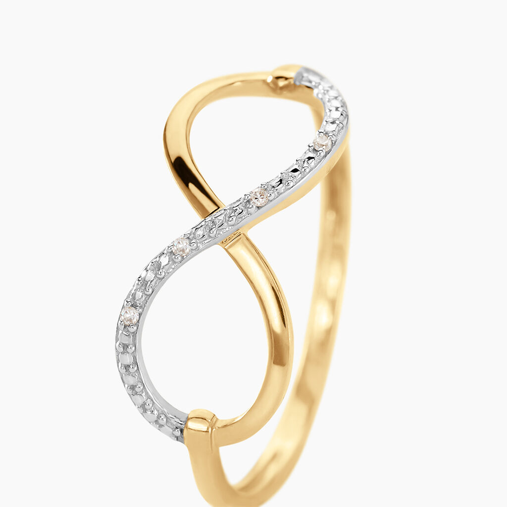 Bague Varina Or Jaune Diamant - Spannringe Damen | OROVIVO