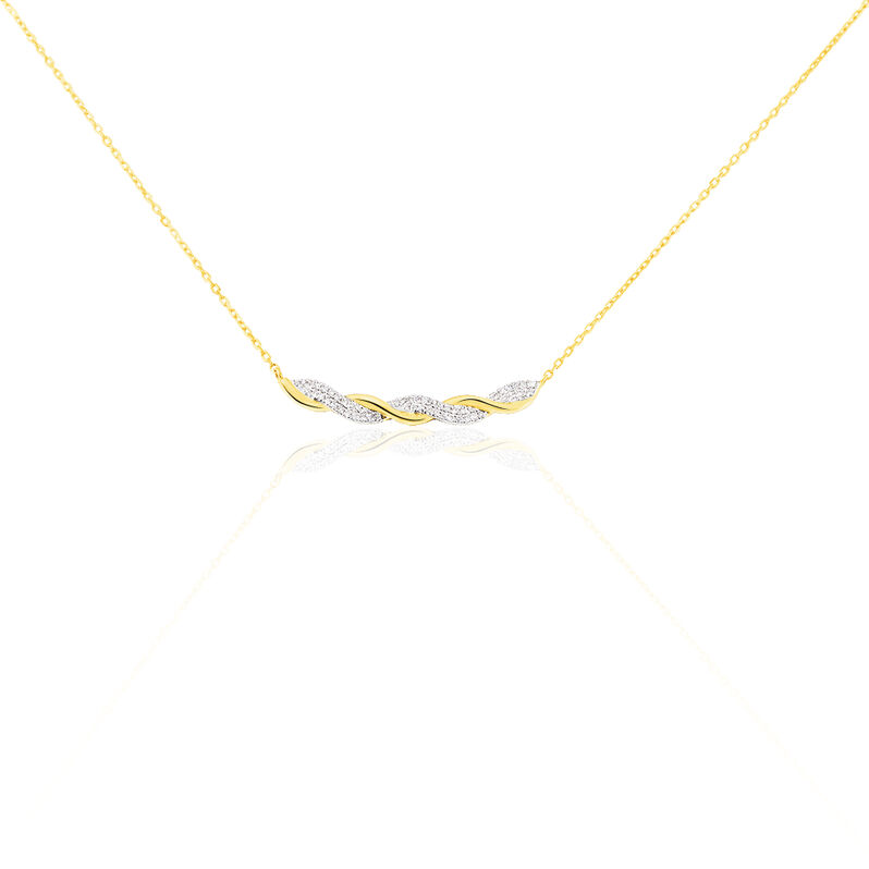 Collier Or Jaune Diamants Vincenzina - Spannringe Damen | OROVIVO
