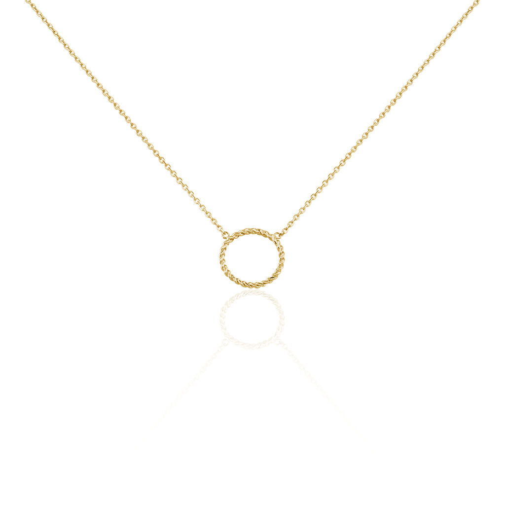 Collier Plaque Or Jaune Louva - Spannringe Damen | OROVIVO