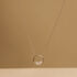 BECCA 02 Damen Collier Silber 925 Zirkonia Wei&szlig; Kreis