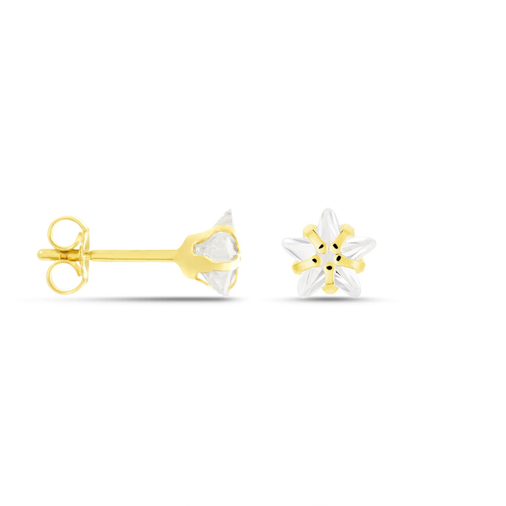 Ohrstecker Gold 333 Zirkonia Stern - Ohrstecker Familie | OROVIVO