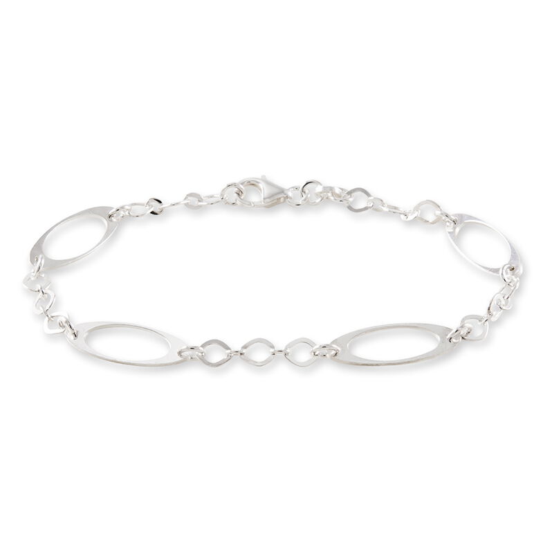 Bracelet Berivan Argent Blanc - Spannringe Damen | OROVIVO