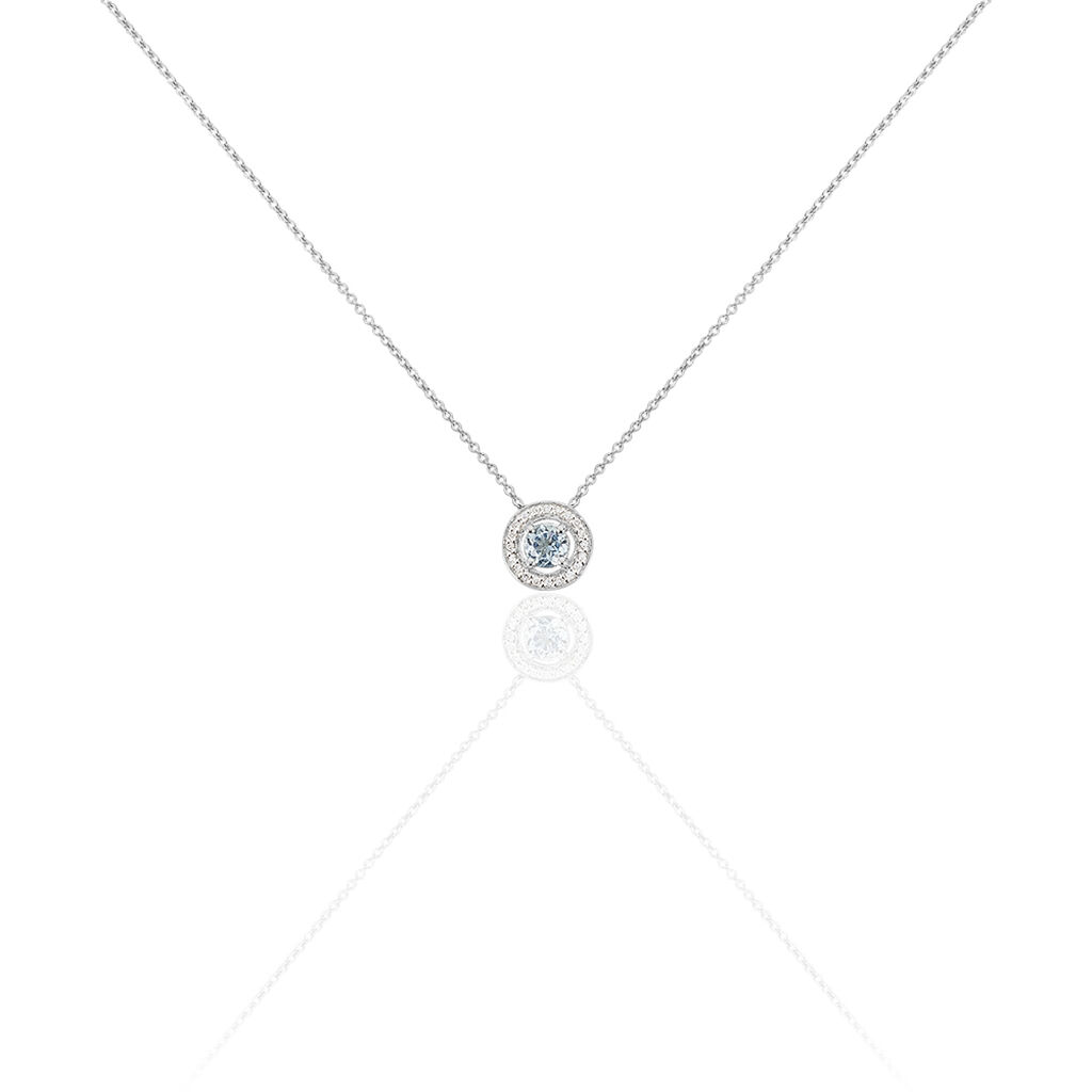 Collier Or Weiss Priscillya Topaze - Spannringe Damen | OROVIVO