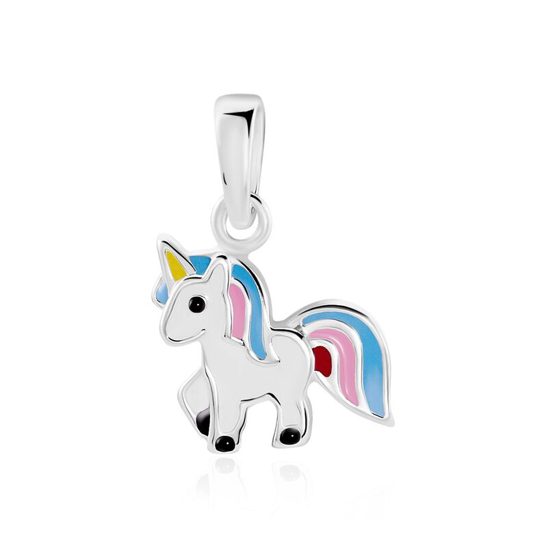 Kinder Anhänger Silber 925 Einhorn Aadhya  - Schmuckanhänger Kinder | OROVIVO