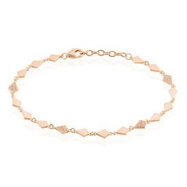 Damenarmband Silber 925 Rosé Vergoldet Zirkonia - Armbänder Damen | OROVIVO