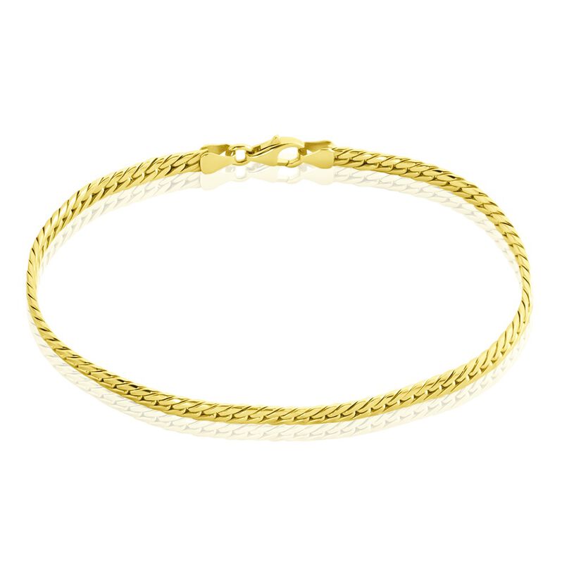 Bracelet Izel Maille Anglaise Or Jaune - Spannringe Damen | OROVIVO