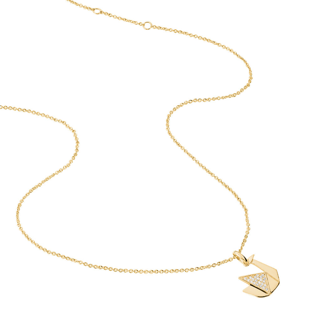 Collier Plaque Or Oga - Spannringe Damen | OROVIVO