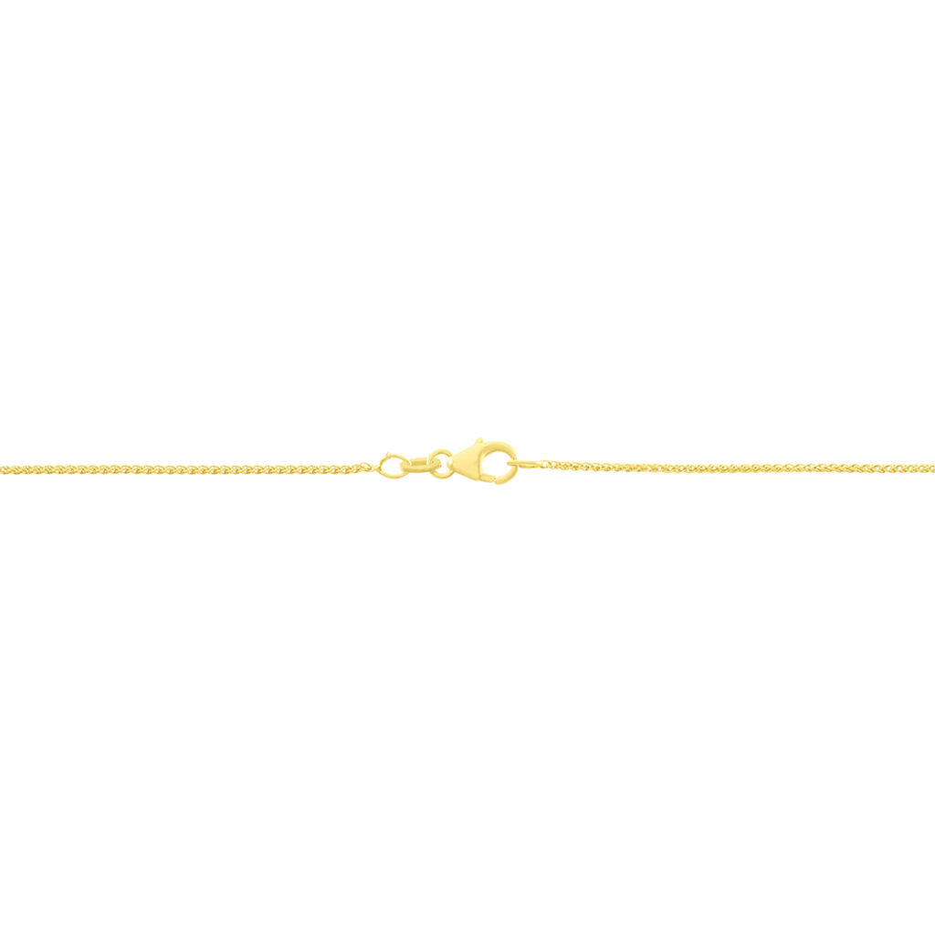 Damen Zopfkette Gold 375  - Halsketten Damen | OROVIVO