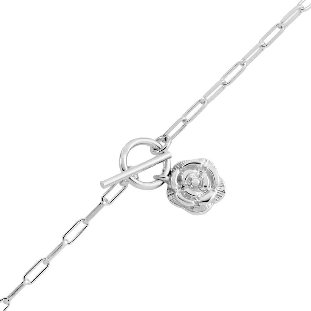 ROSALIA Damen Armband Silber 925 Rosette B 2,3 mm